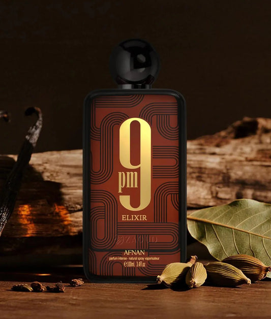 Afnan 9PM Elixir 3.4 oz / 100 ml Parfum Intense