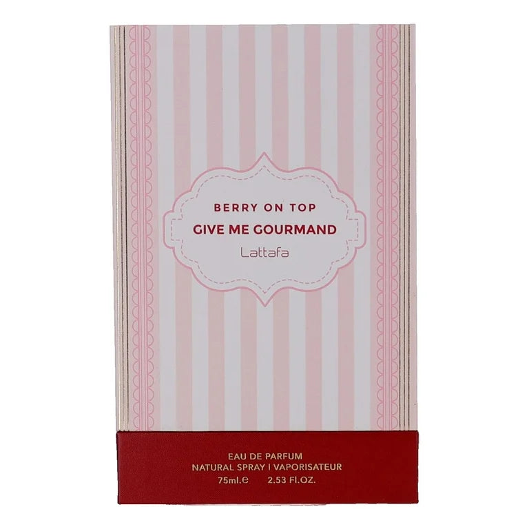Gourmand Berry On Top Eau De Parfum – 75ml Sweet Fruity Floral Perfume