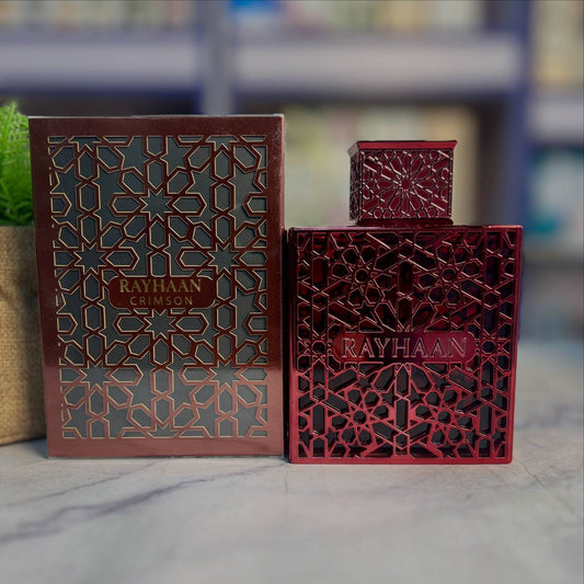 RAYHAAN Crimson Eau De Parfum Spray, 3.4 Ounce (Unisex)