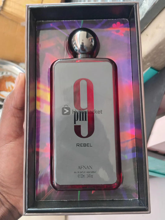 Afnan 9 Pm Rebel unisex Eau De Parfum Spray 3.4 oz