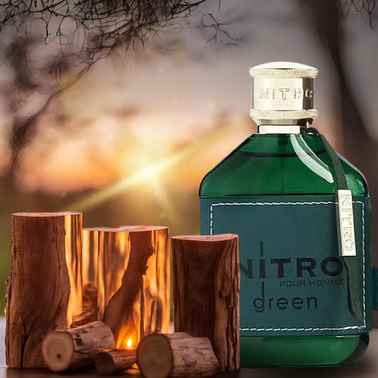 Nitro Green Pour Homme men Eau De Parfum Spray 3.4 oz