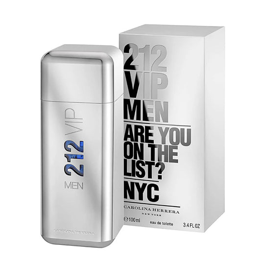 212 Vip men Eau De Toilette Spray (New Packaging) 3.4 oz